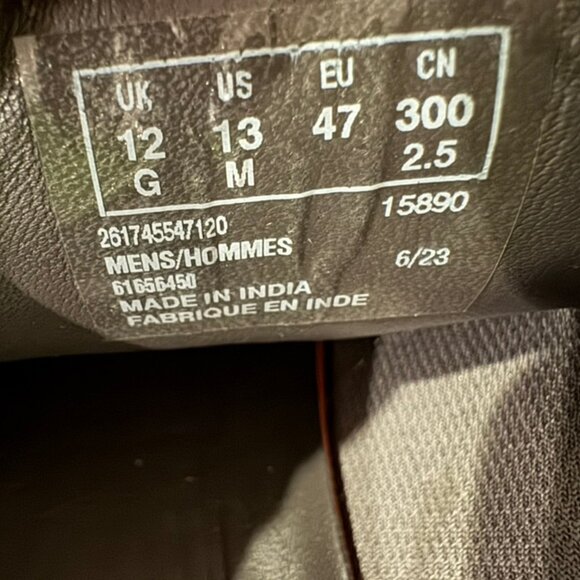 Clarks Unstructured Nubuck Oxford Shoes – Men’s 13 Charcoal Gray Comfort Casual - Picture 7 of 8